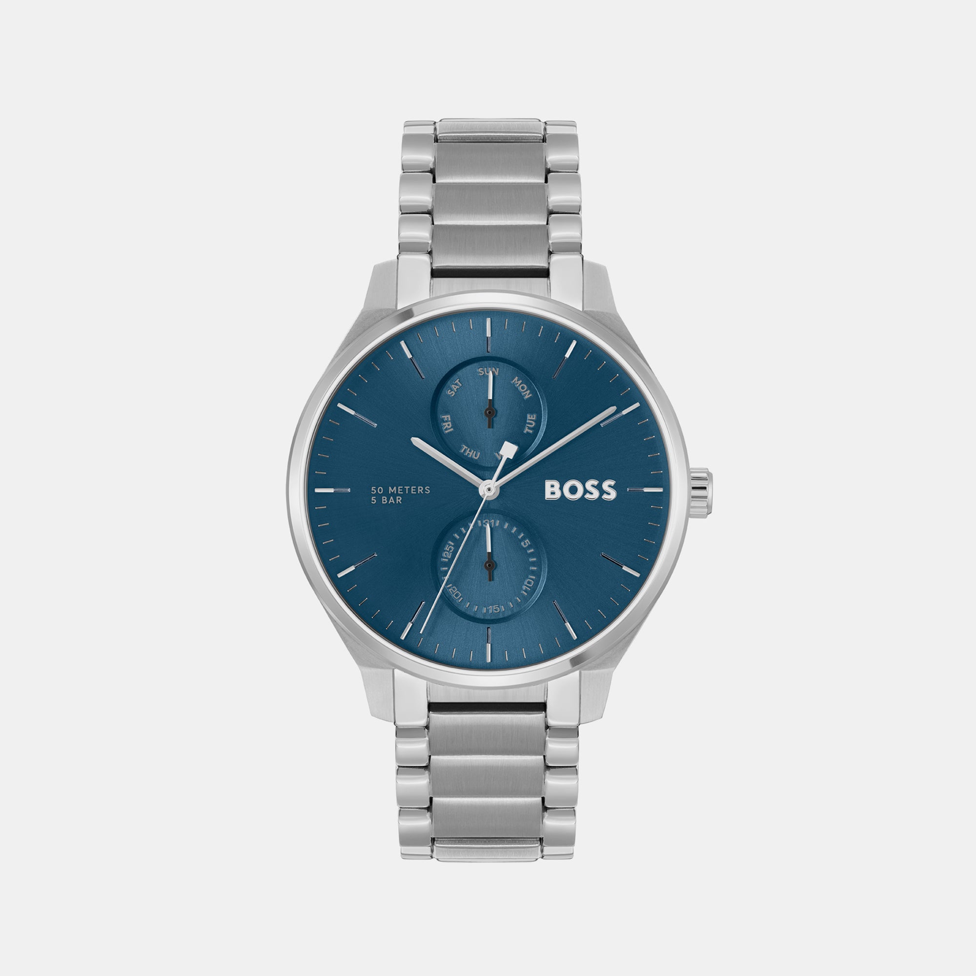 Boss Round Blue Chronograph watch