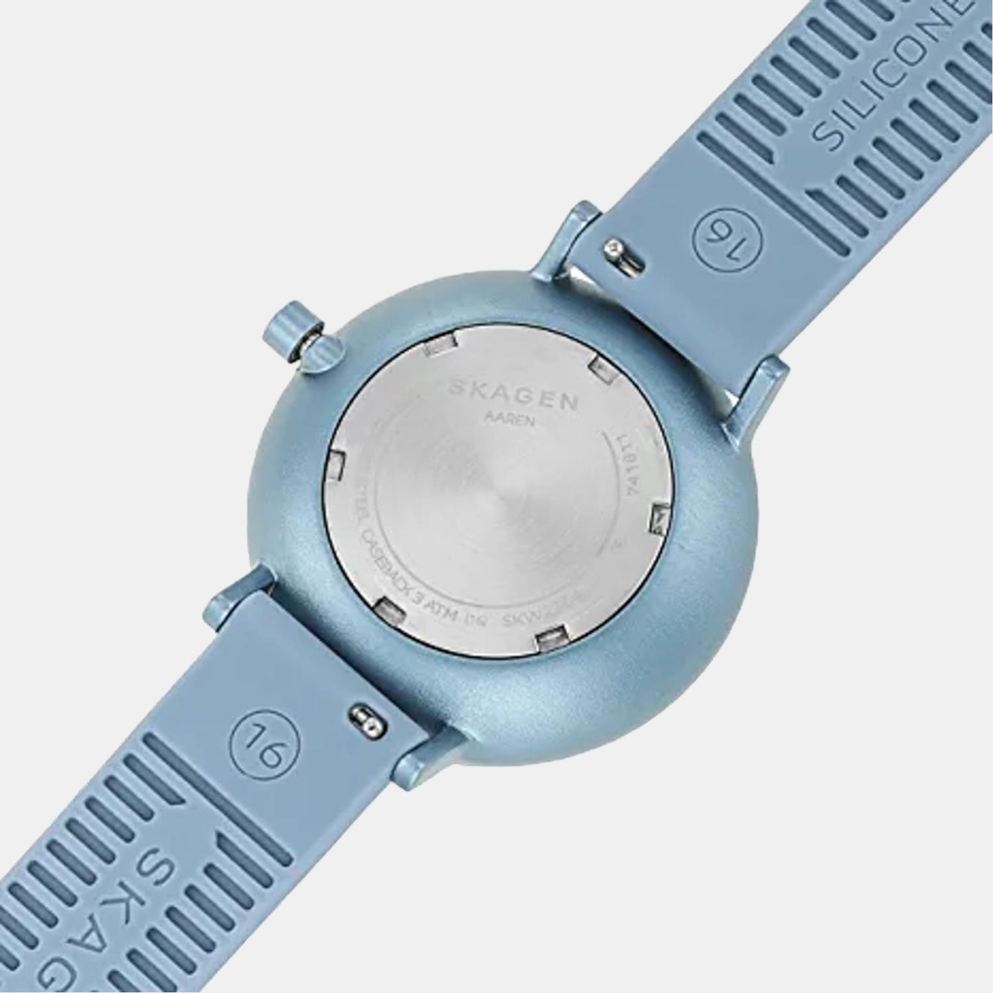 Female Blue Analog Silicon Watch SKW2764