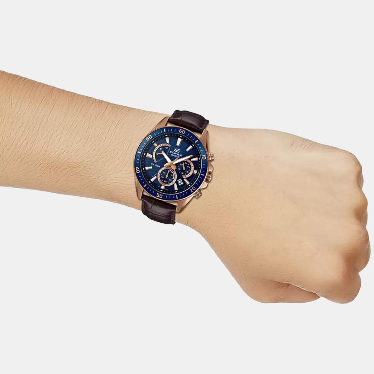 Casio Round Quartz Chronograph Men watch