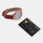 Seiko Leather White watch