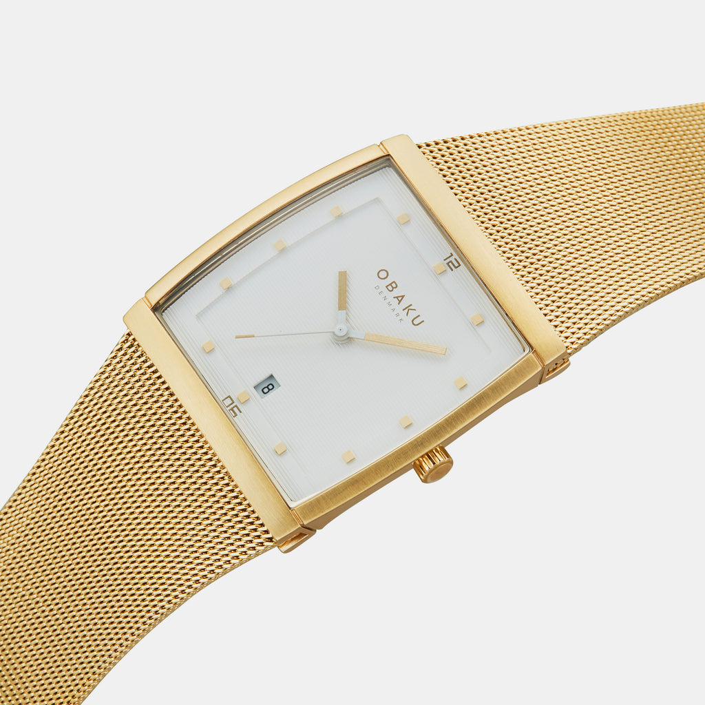 Obaku 36 mm Square Quartz watch
