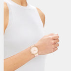 Energize Women Quartz Pink Dial Chronograph Silicone Watch 25200243