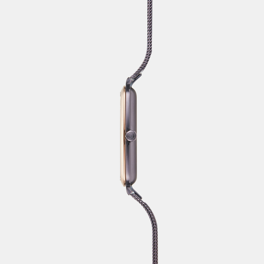 Obaku Women Rectangular Brown watch