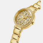 Lily Women Quartz Gold Dial Analog Stainless Steel Watch GW0528L2