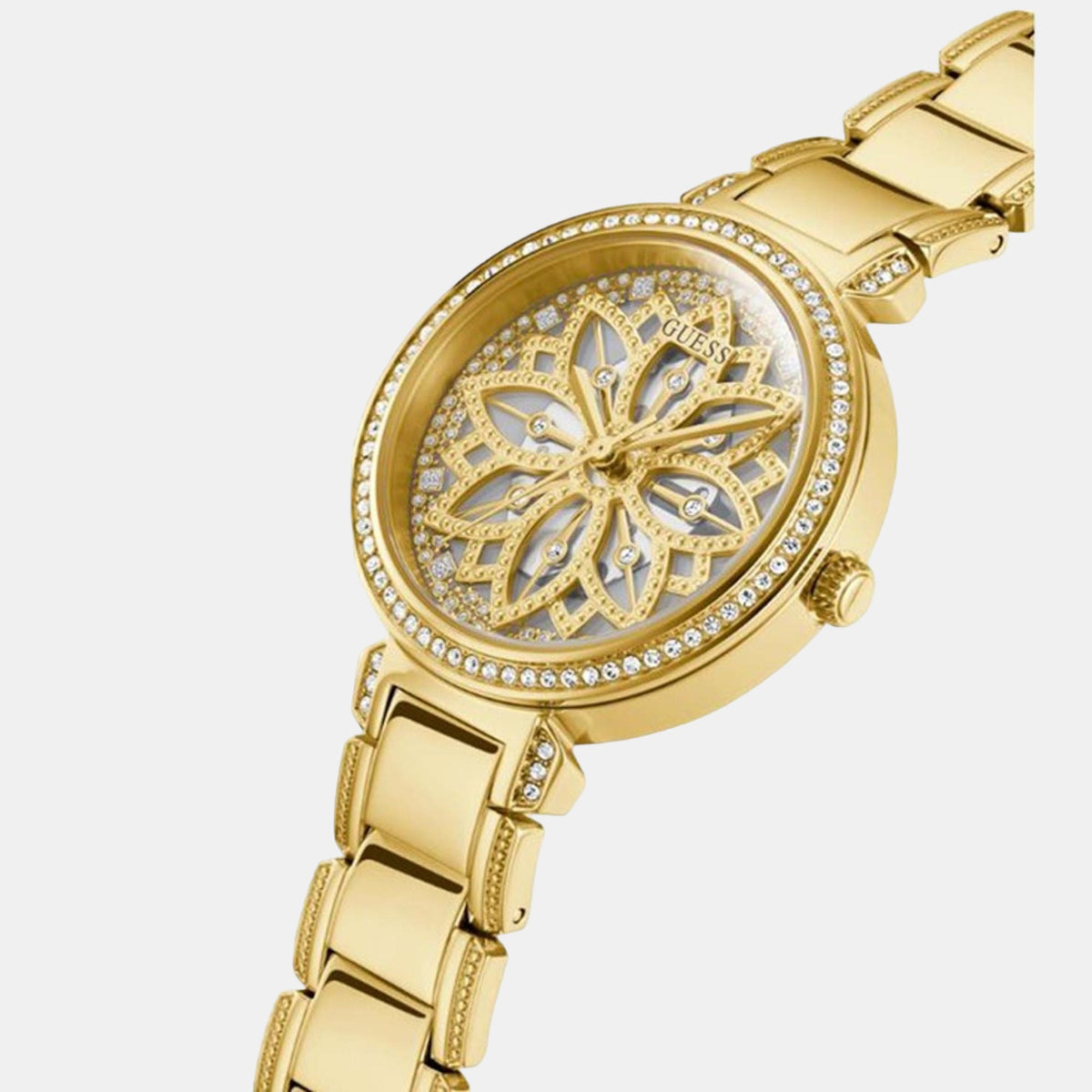 Lily Women Quartz Gold Dial Analog Stainless Steel Watch GW0528L2
