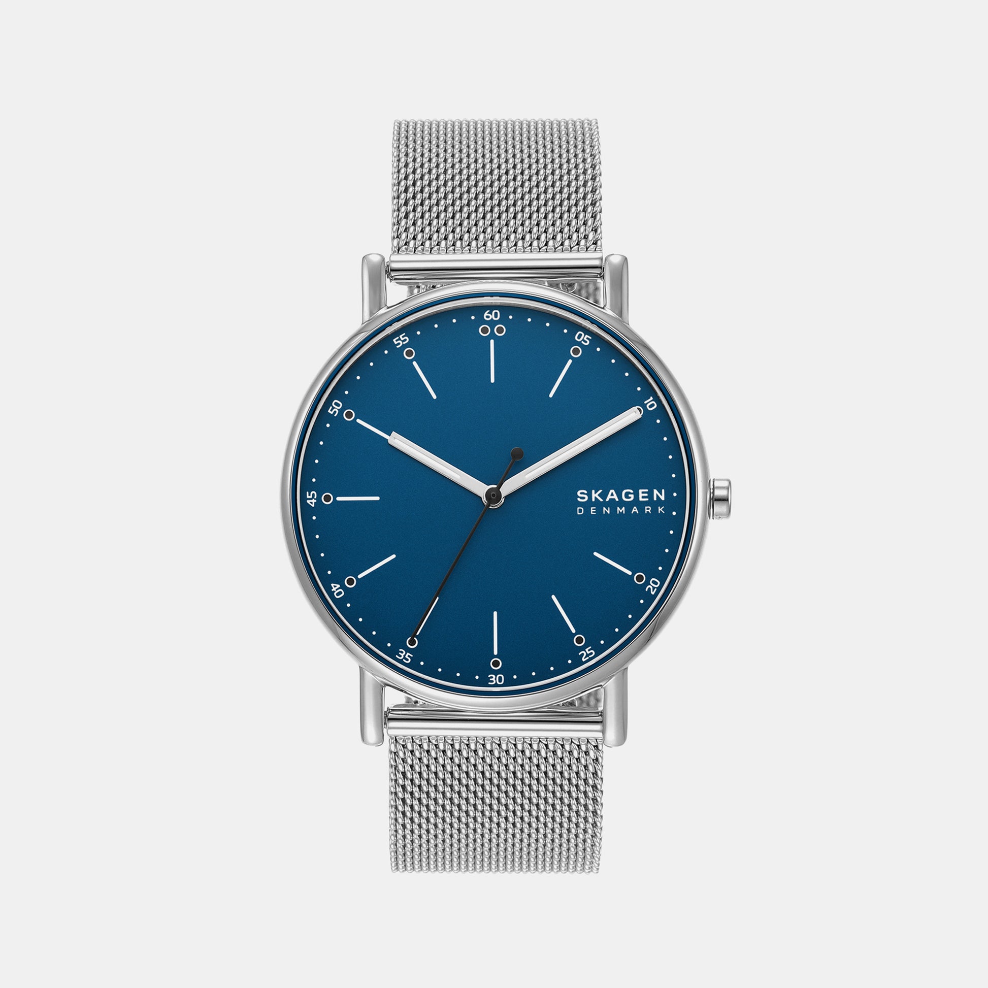 Male Blue Analog Mesh Watch SKW6904