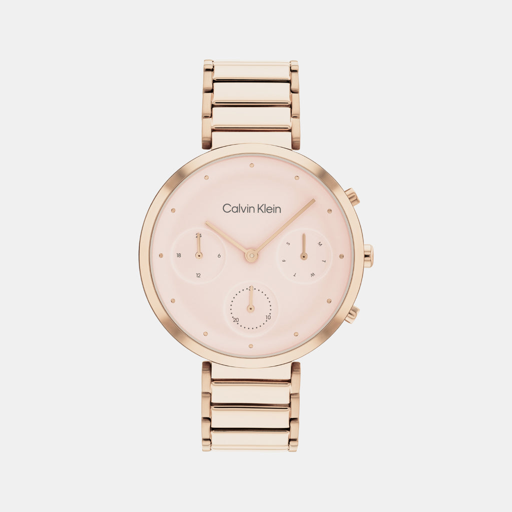 Calvin Klein Round Blush Chronograph watch