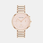 Calvin Klein Round Blush Chronograph watch