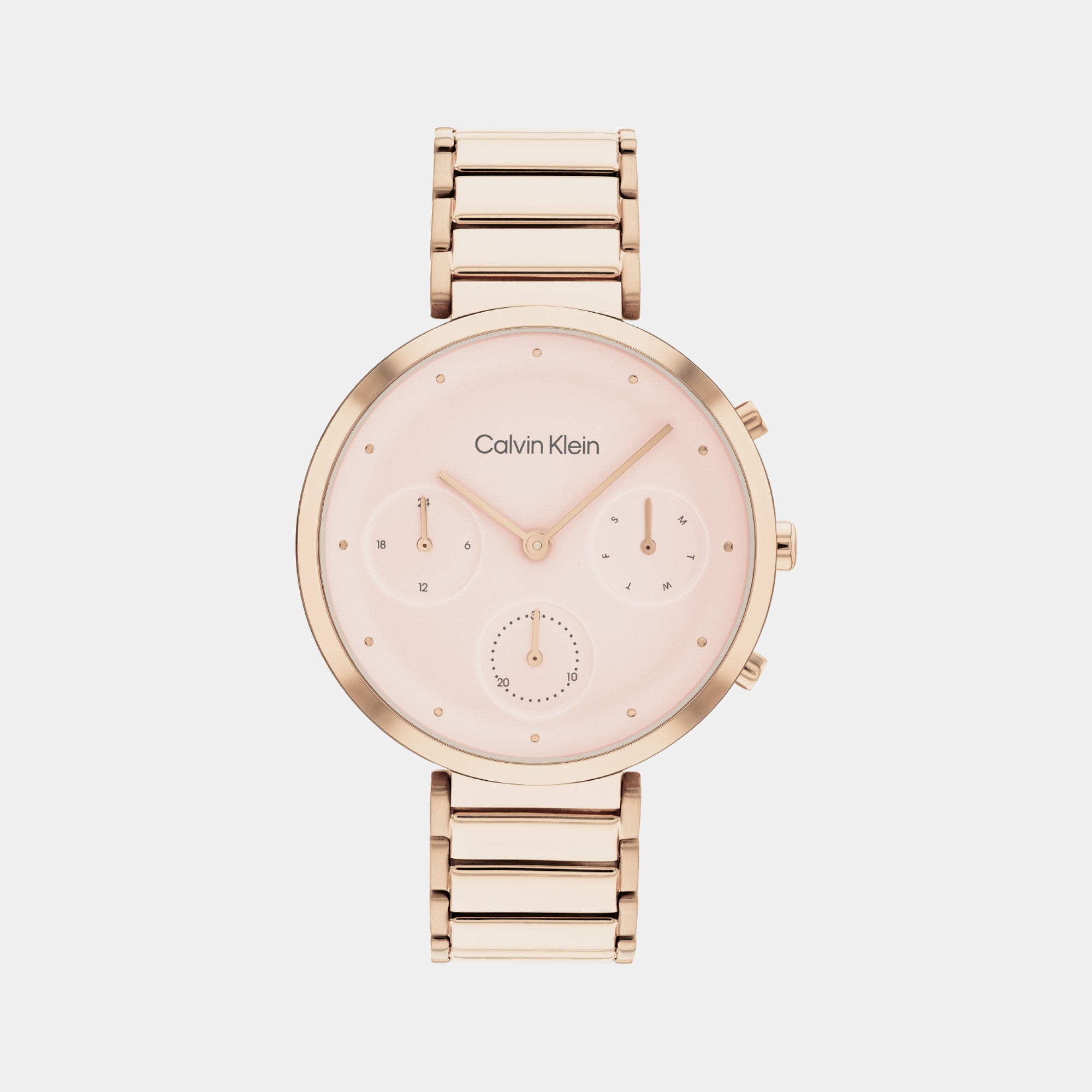 Calvin Klein Round Blush Chronograph watch