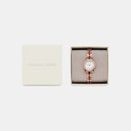 Sofie Women Quartz White Dial Analog Stainless Steel Watch MK4521