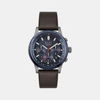 Boss Round Blue Chronograph watch