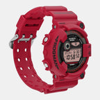 Casio Men Round Red watch