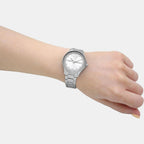 Armani Exchange Women Round Silver watch