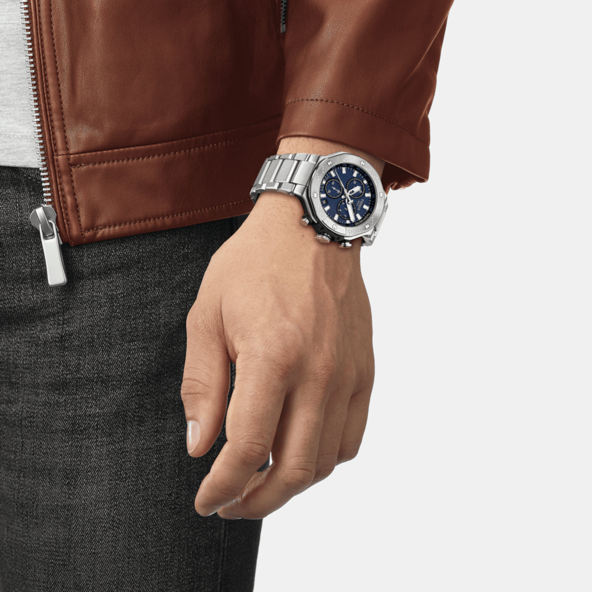 Tissot Men Round Blue watch