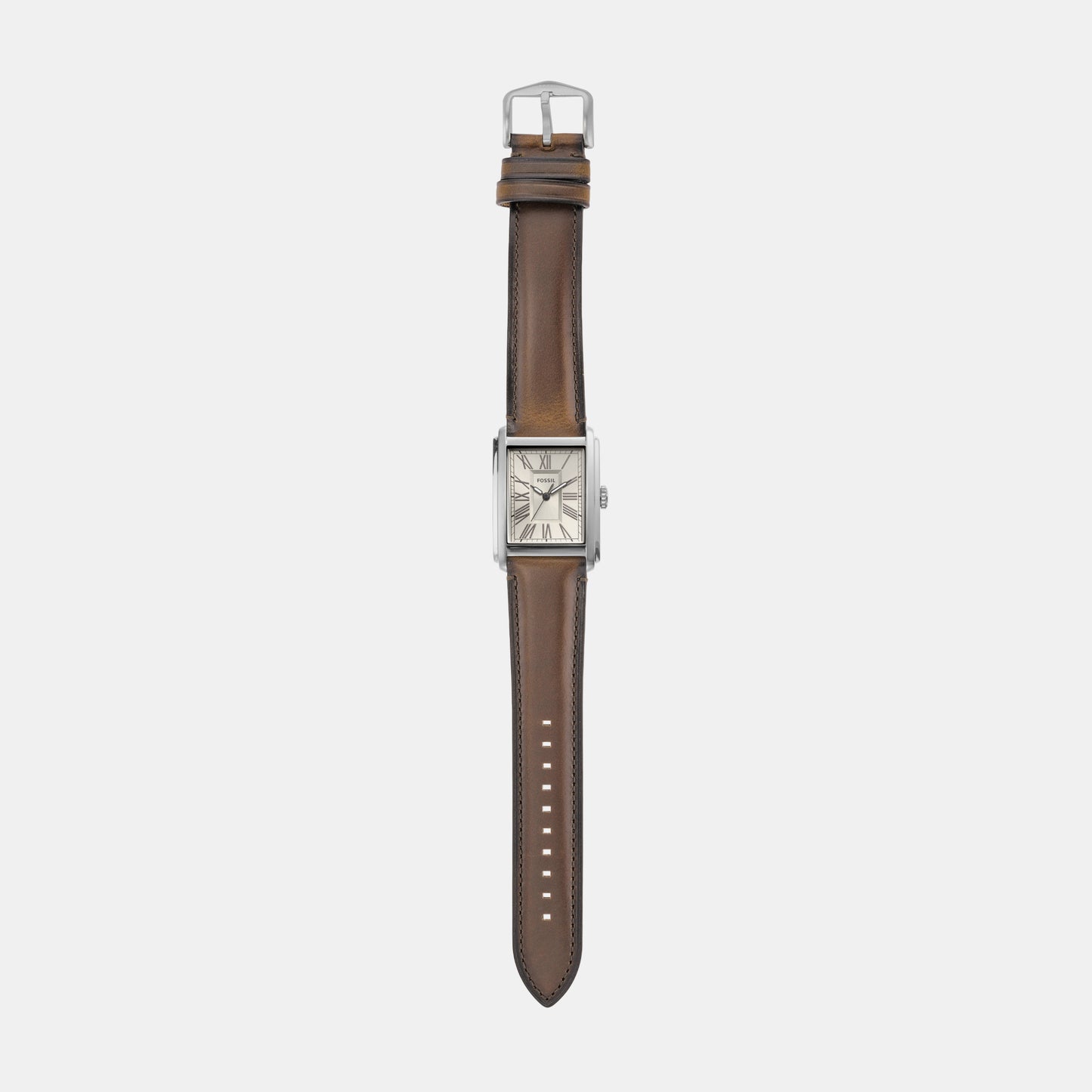 Men's Carraway Three-Hand Brown Leather Watch FS6012