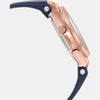 Casio Women Round Blue watch