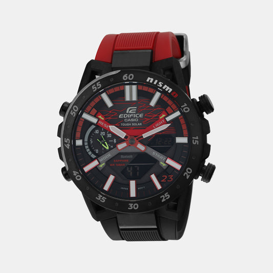 Edifice Black Male Analog-Digital Resin Watch ED579