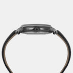 Timex Leather Black watch