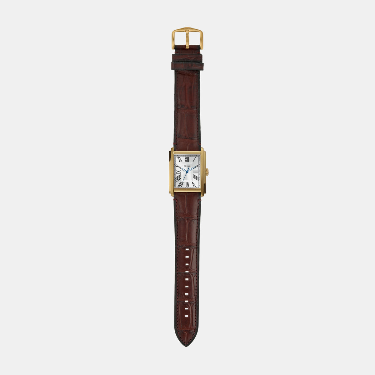 Carraway Men Quartz Silver Dial Analog Leather Watch FS6011