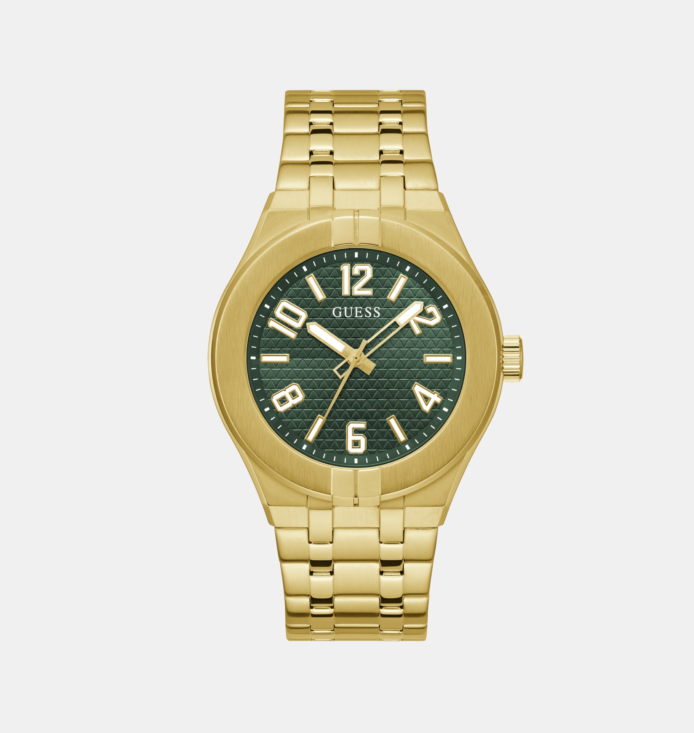 Guess Round Green Analog watch