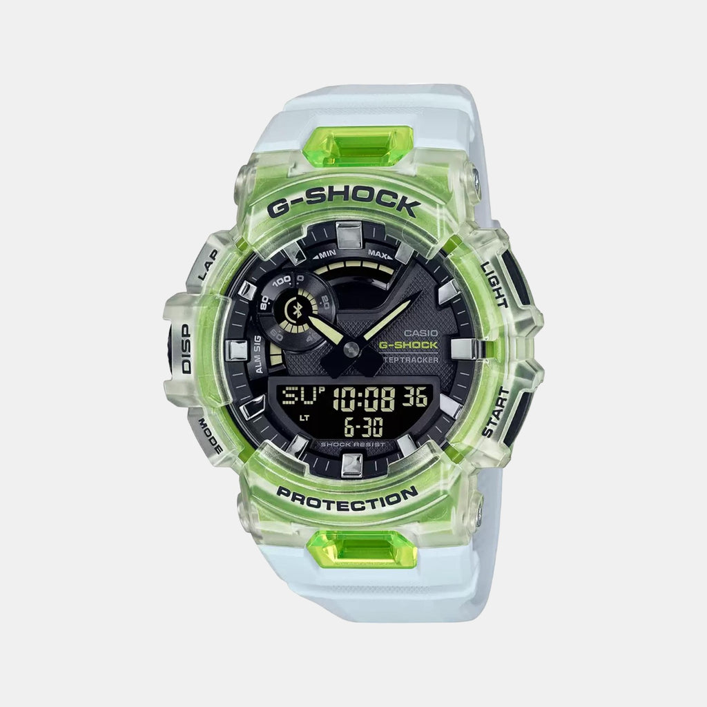 Casio Round Green Analog-Digital watch
