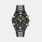 Male Black Chronograph Stainless Steel Watch VESO01022