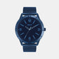 Helix Round Blue Analog watch