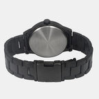 Fashion Men Quartz Black Dial Chronograph Stainless Steel Watch TWEG19911