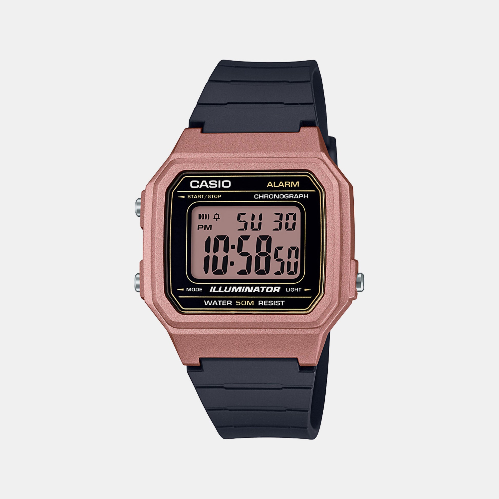 Youth Rose Gold Unisex Digital Resin Watch I113