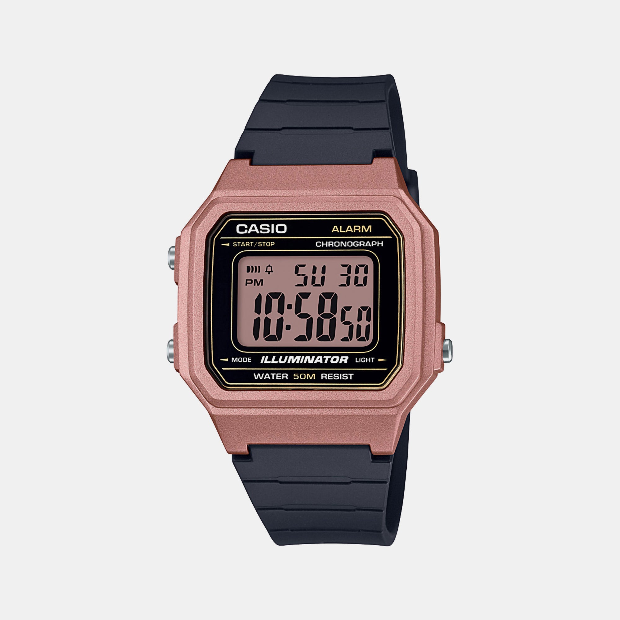 Casio Square Rose Gold Digital watch