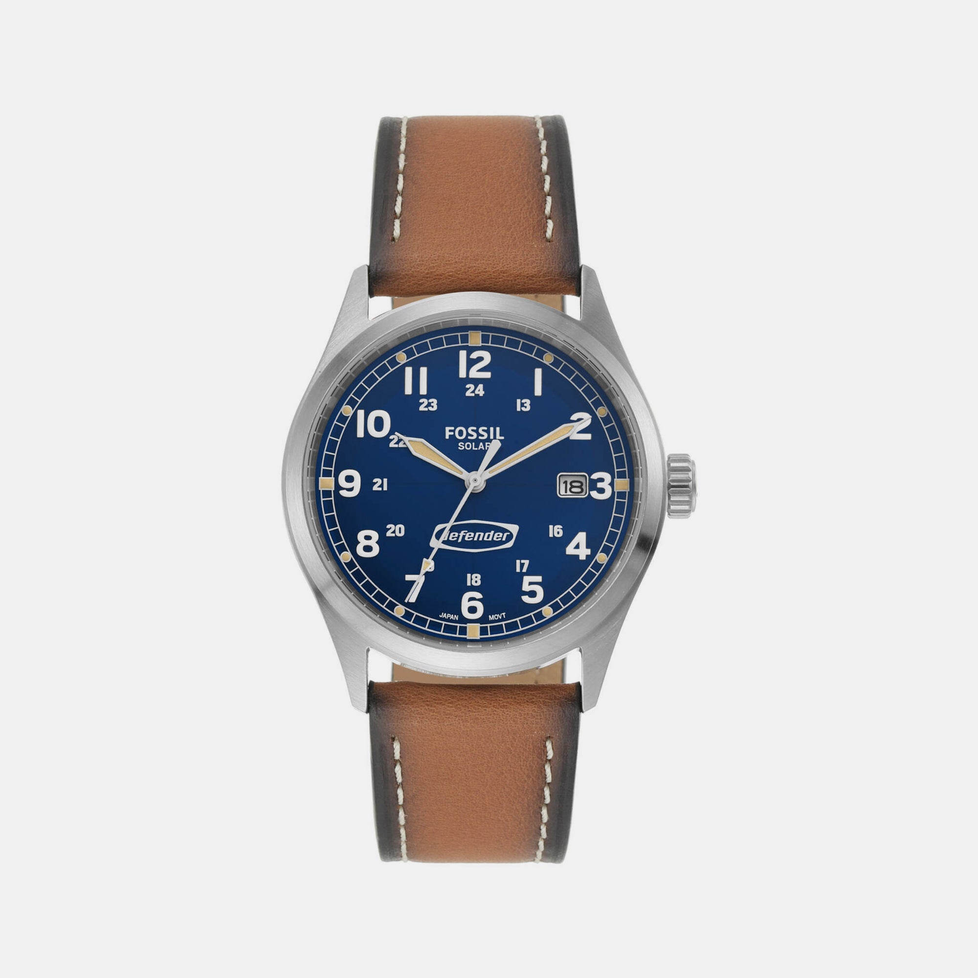 Fossil Round Blue Analog watch