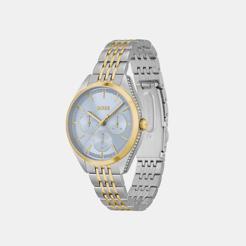 Boss Women Round Blue watch