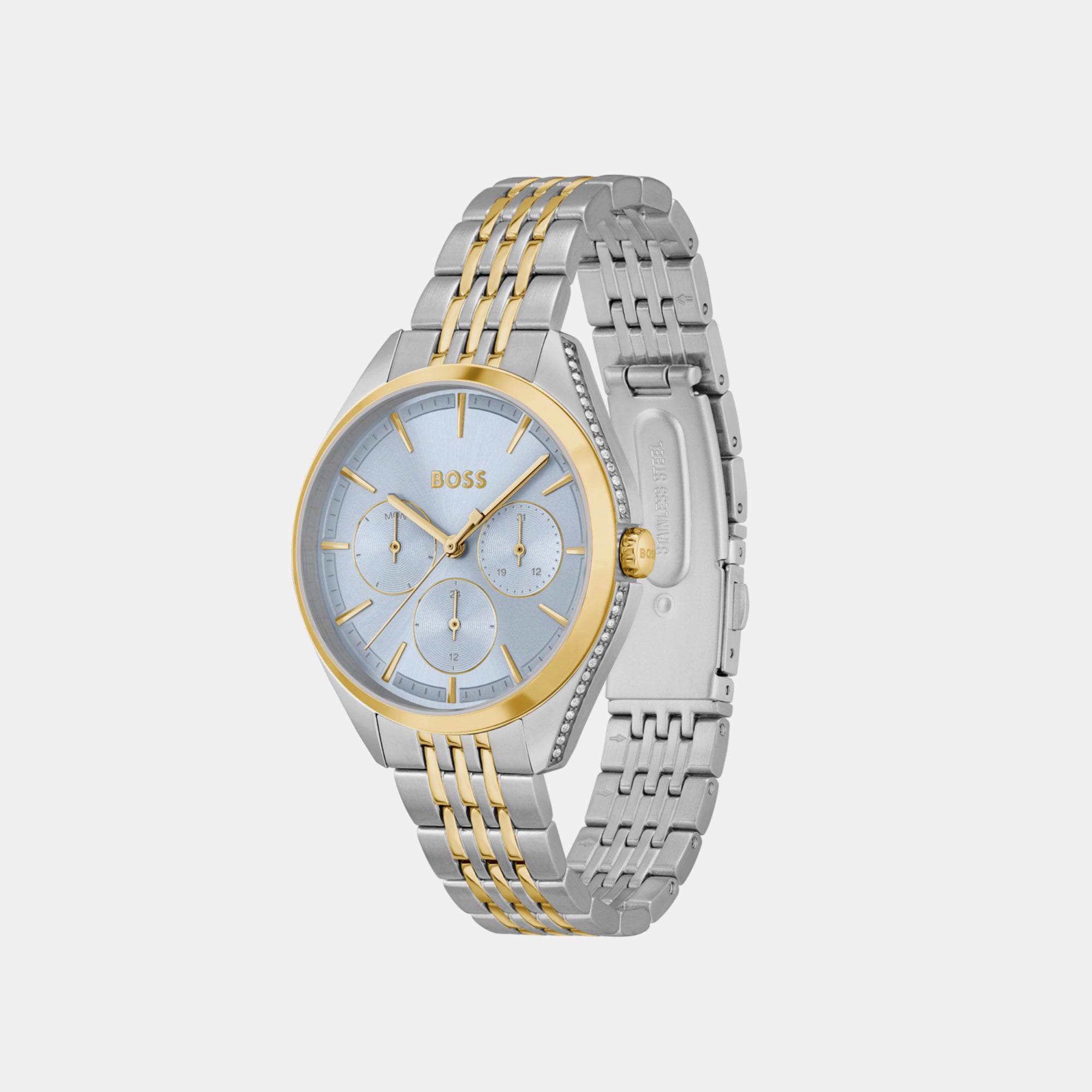 Boss Women Round Blue watch