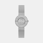 Guess Round Silver Analog watch