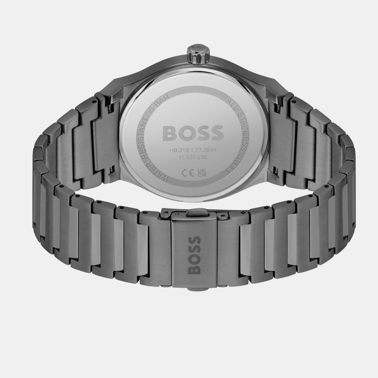 Boss Men Round Grey watch