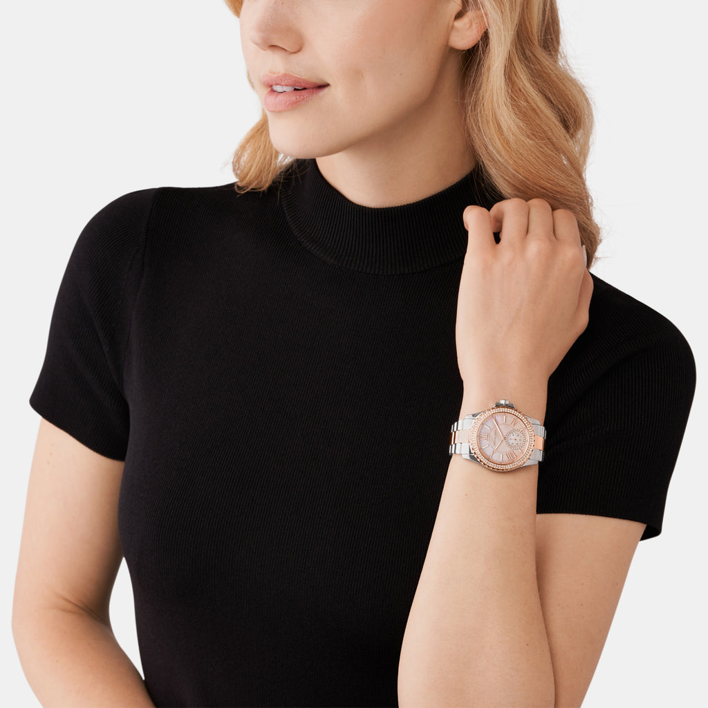 Michael Kors Round Quartz Analog Women watch