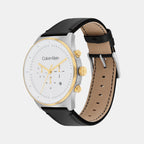 Calvin Klein Men Round White watch