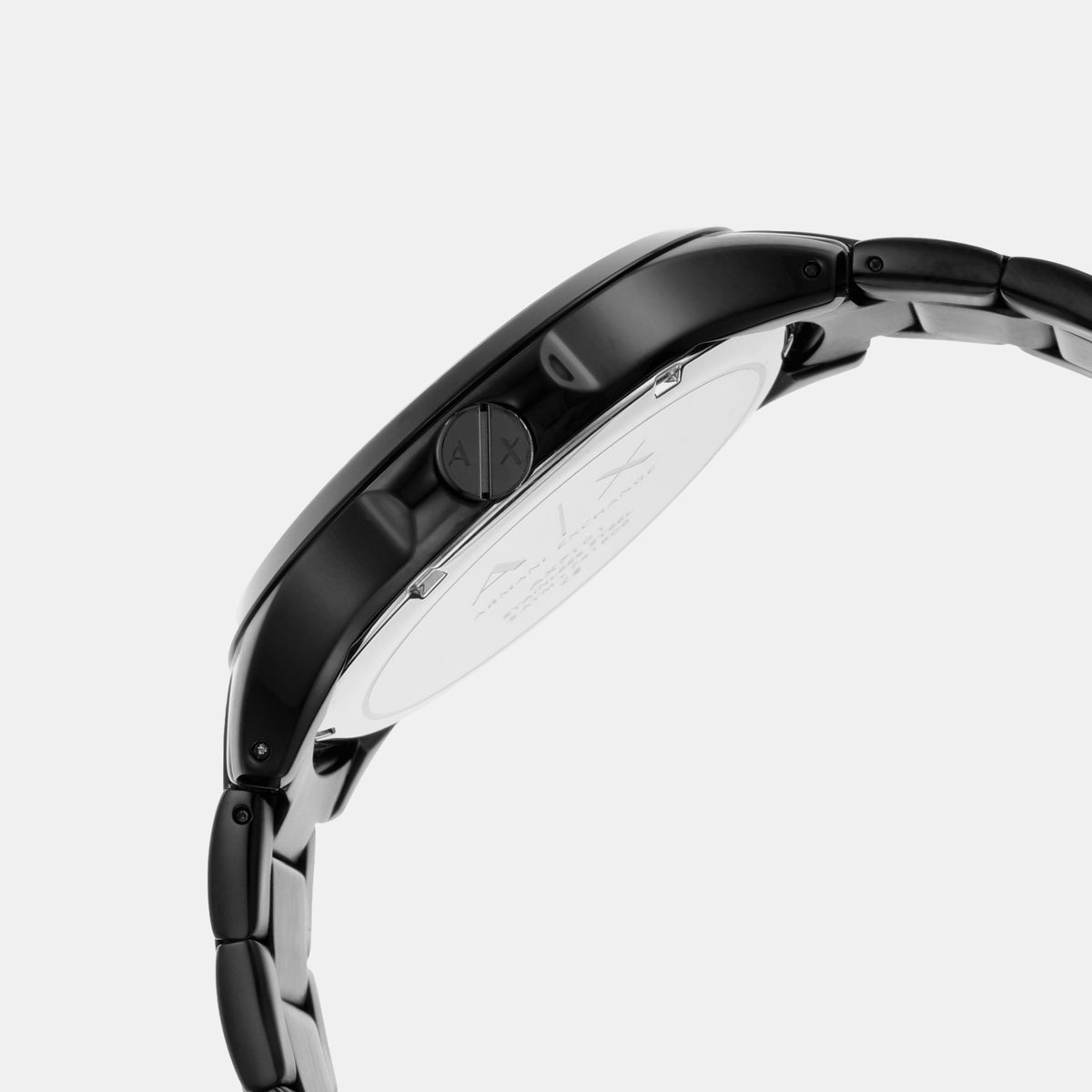 Armani Exchange Men Round Black watch