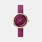 Obaku Round Purple Analog watch