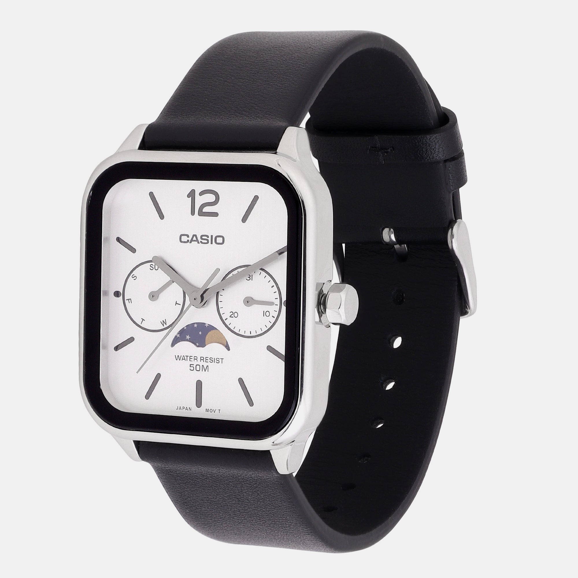 Casio 45 mm Rectangular Quartz watch