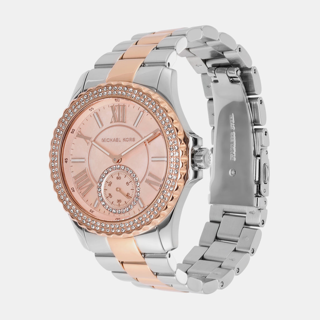 Michael Kors Women Round Silver watch