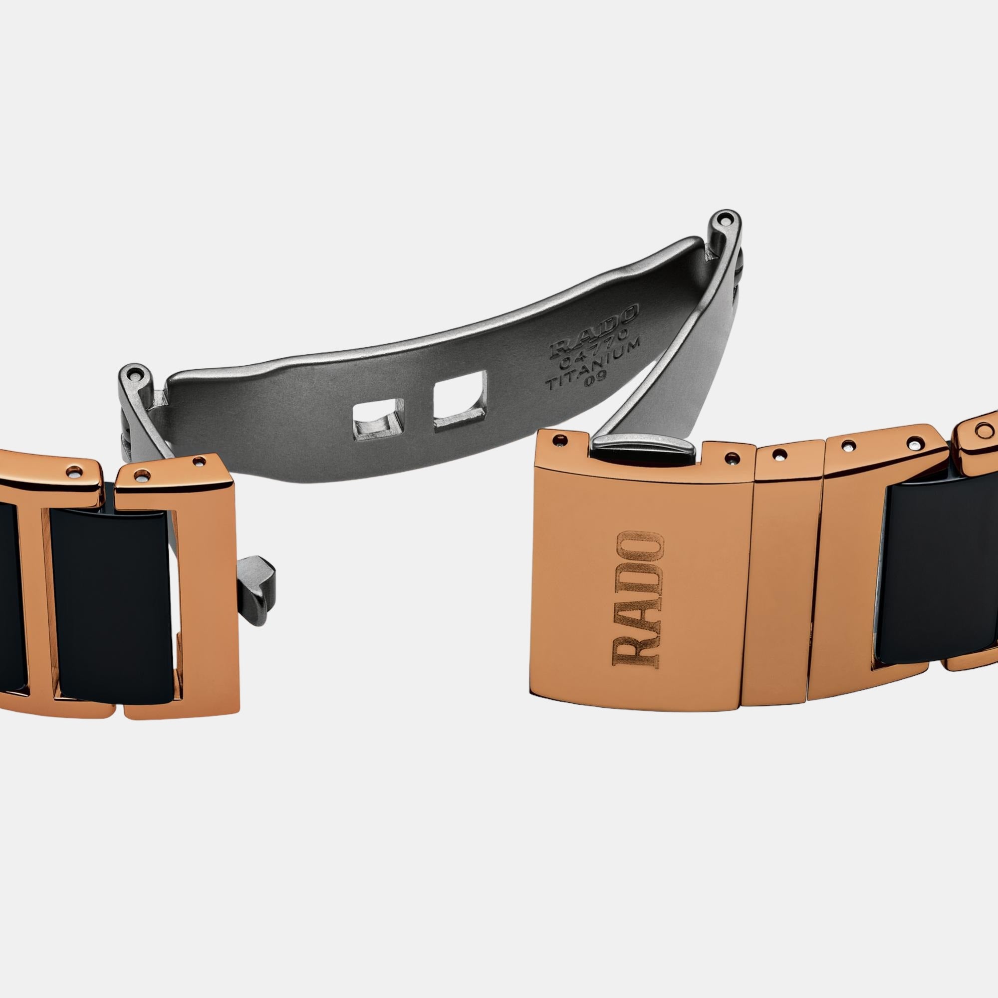 Integral Diamonds Men Quartz Black Dial Analog Stainless Steel Watch R20207712