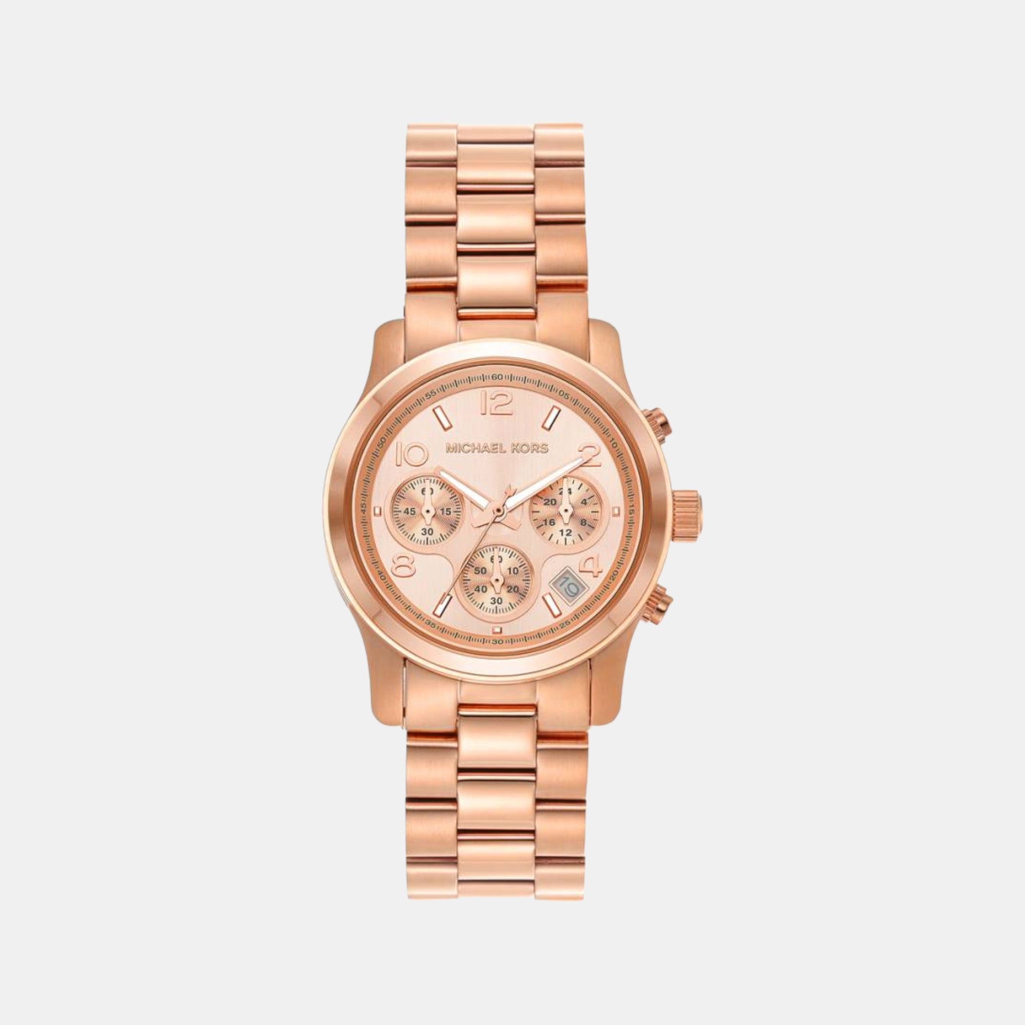 Michael kors rose discount gold watch roman numerals