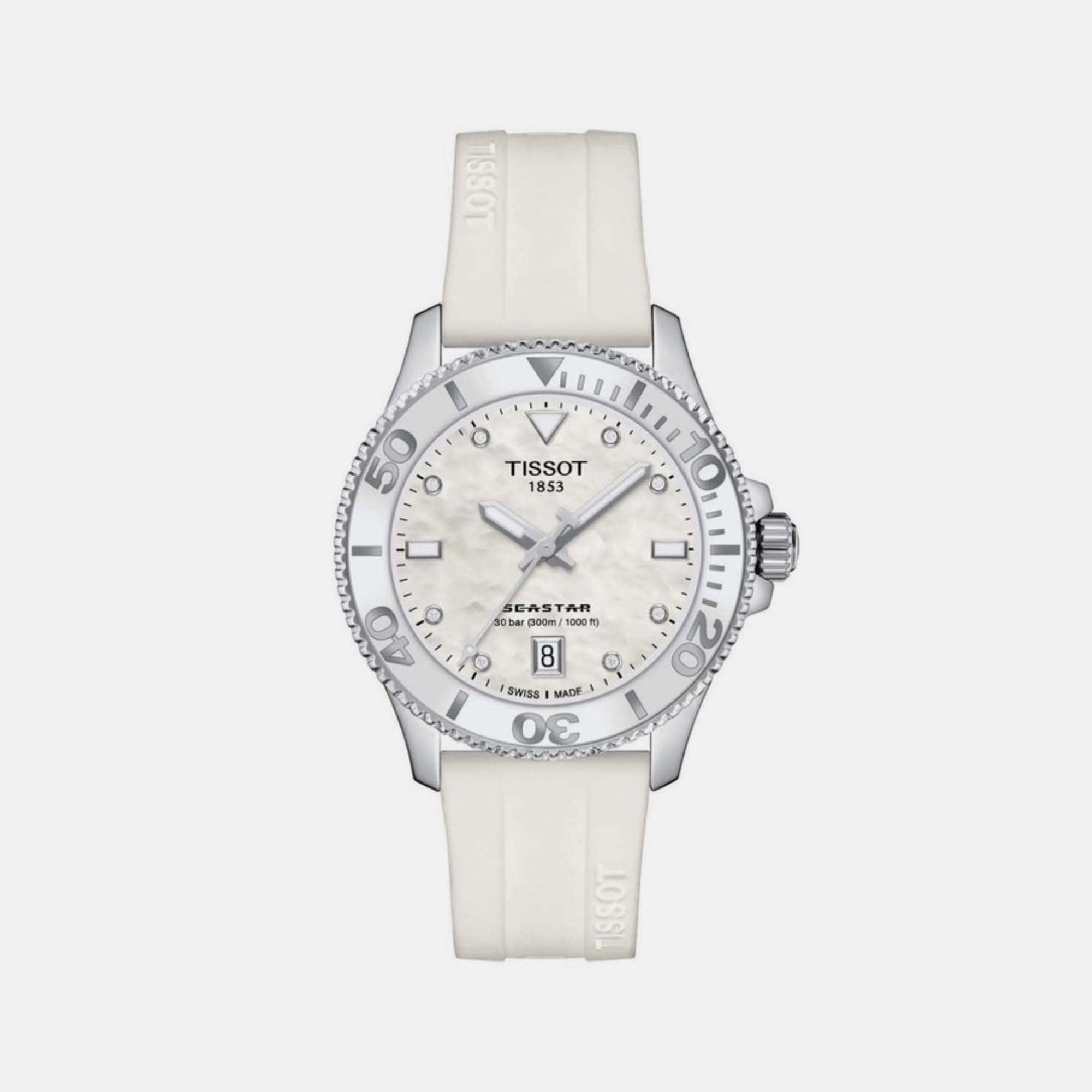 Tissot Round White Analog watch