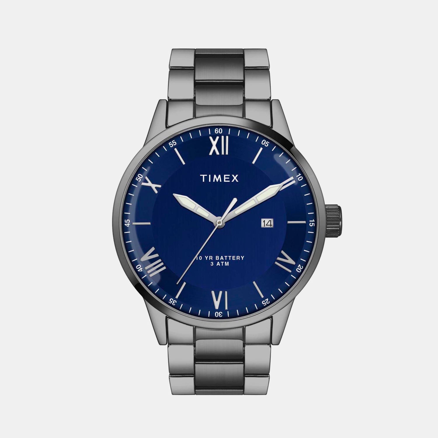 E Class Male Blue Analog Stainless Steel Watch TWEG19920