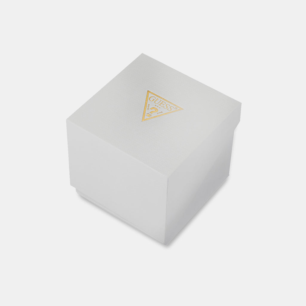 Charisma Women Quartz White Dial Chronograph Silicone Watch GW0621L5