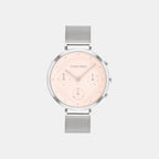 Calvin Klein Round Pink Chronograph watch