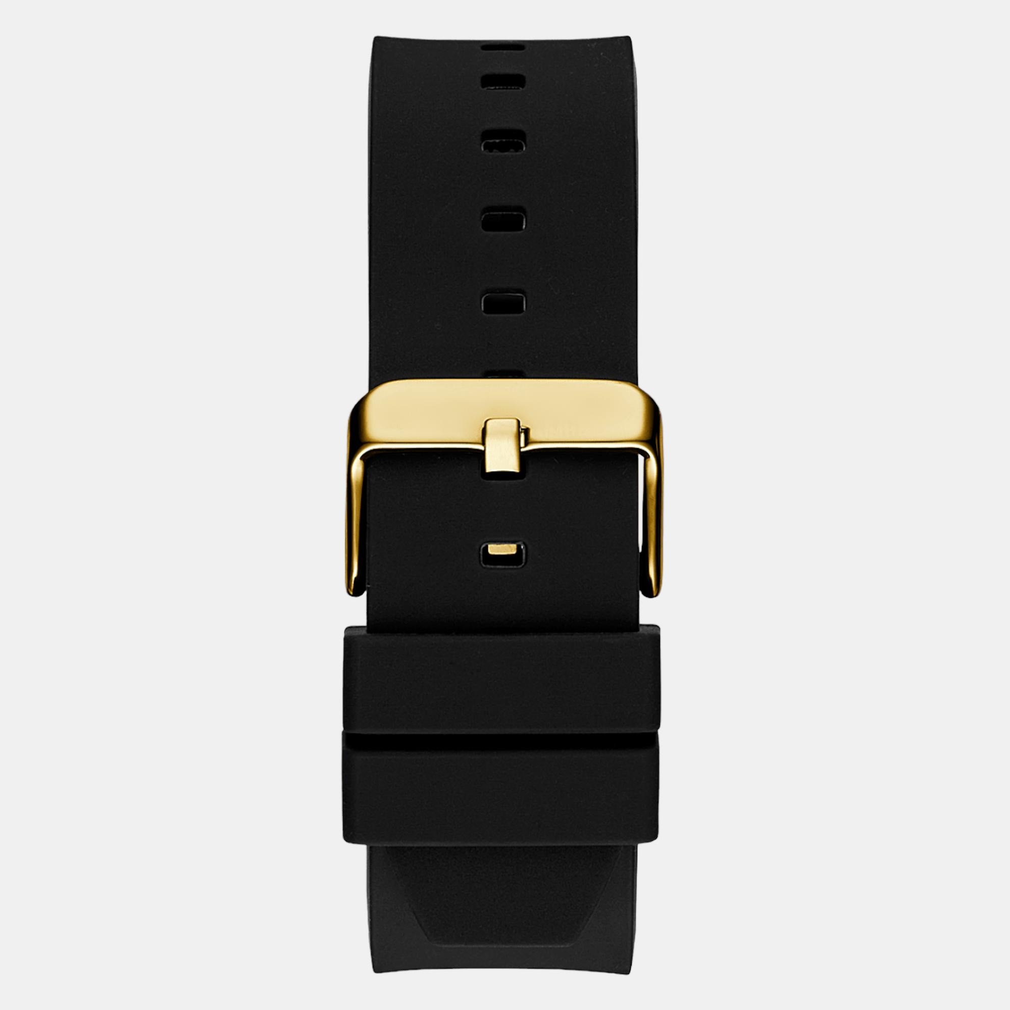 Men Quartz Two Tone Dial Chronograph Silicone Watch GW0569G2