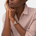 Fossil Round Quartz Analog Women watch