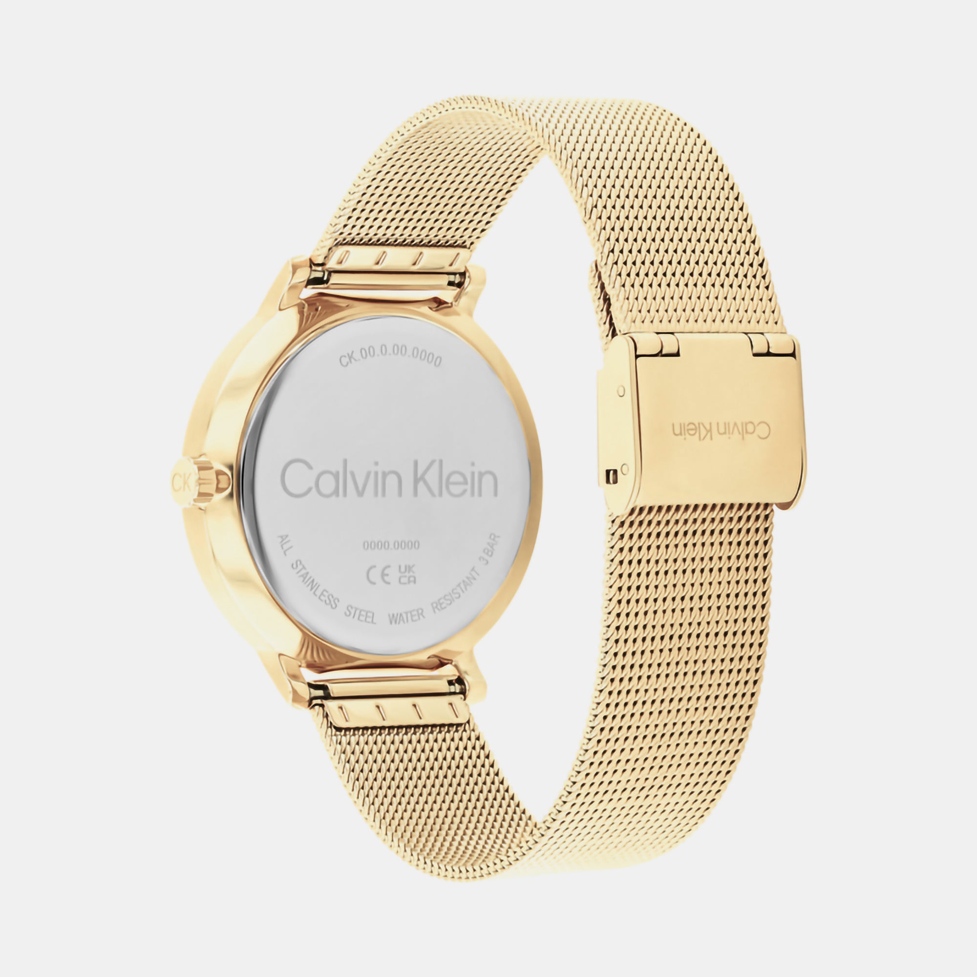 Calvin Klein Unisex Round Champagne watch